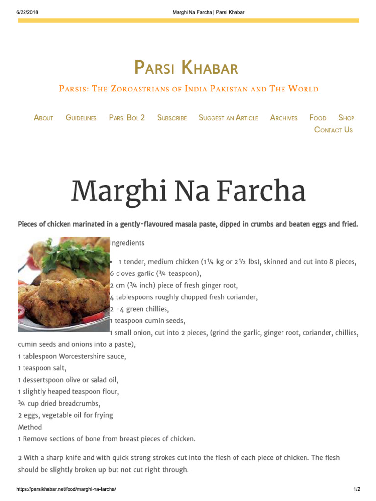 Murghi Na Farcha | PDF