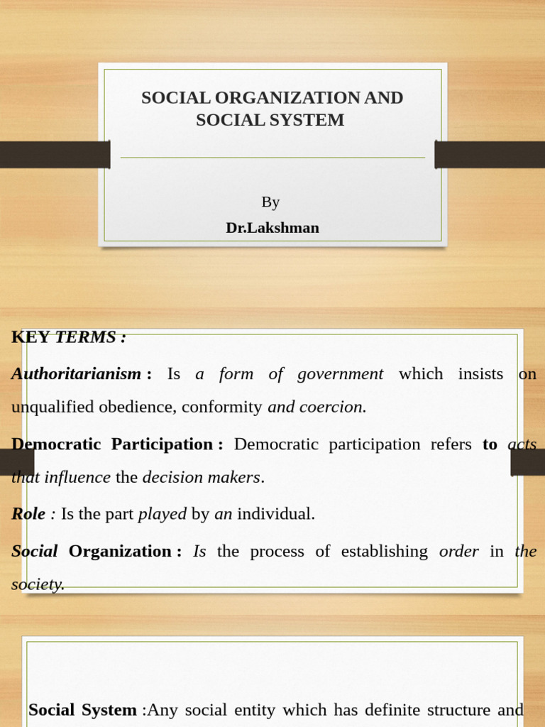 Understanding Social Organization Basics | PDF | Kinship | Family