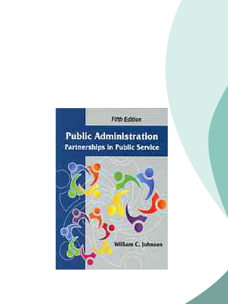 Public administration partnerships in public service Fifth Edition