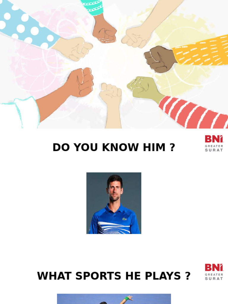 BNI: The Power of Teamwork in Sports | PDF