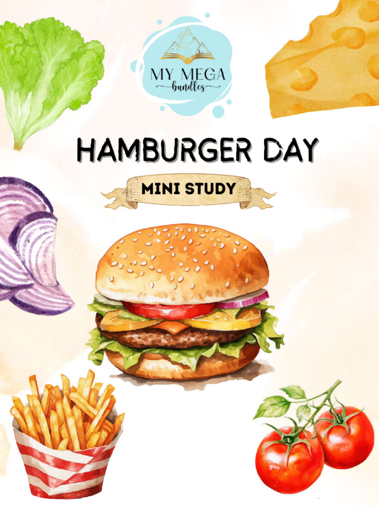 National+Hamburger+Day+-+Freebie CompressPdf | PDF | Hamburgers | Food ...