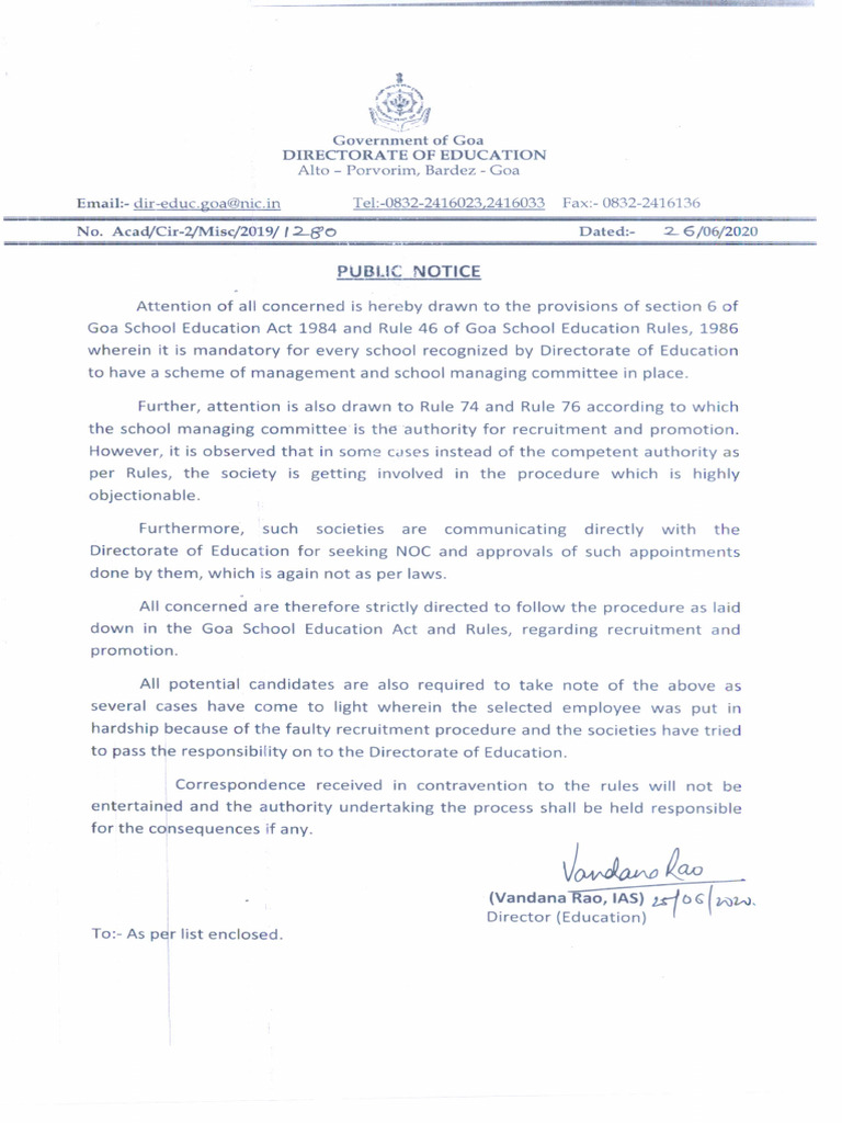 Strict Adherence To Rule 74 & Rule 76 and Procedures As Laid Down... | PDF