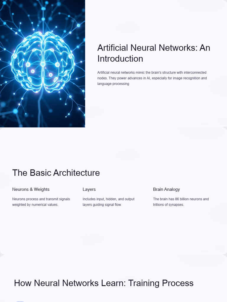Introduction to Artificial Neural Networks | PDF | Artificial ...