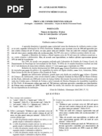 Prova Auxiliar Pericia IML