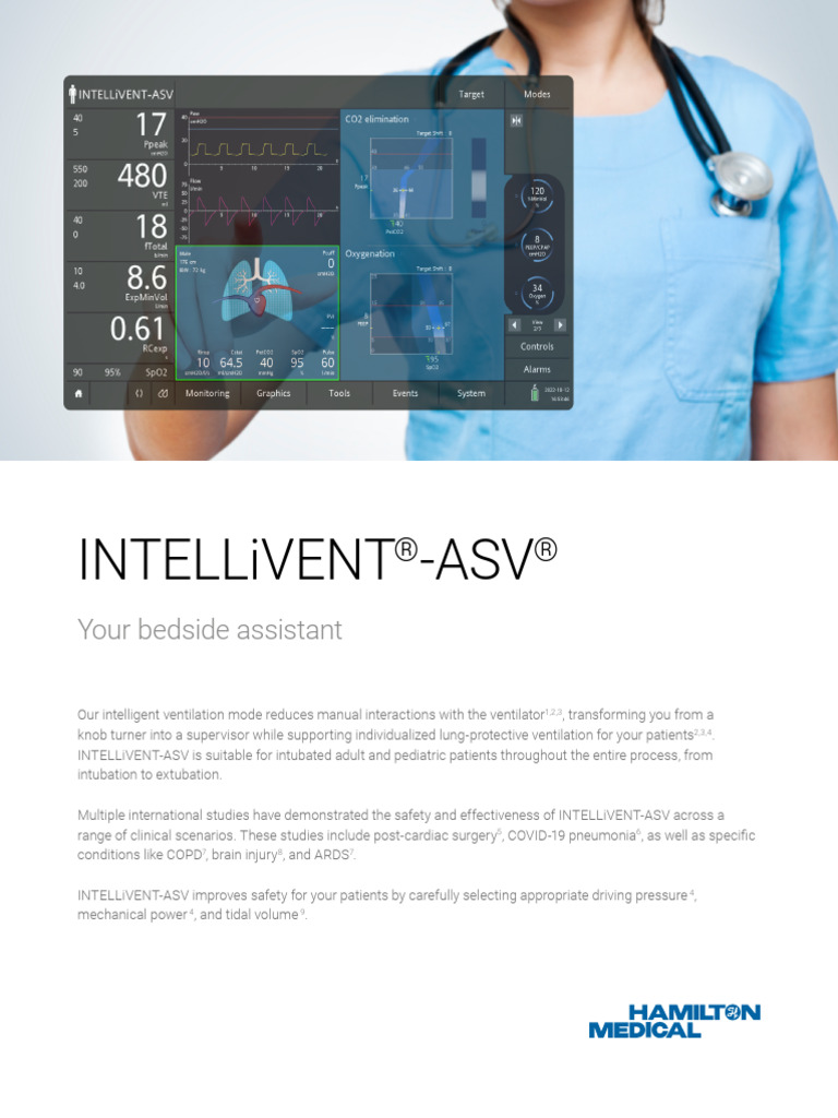 INTELLiVENT-ASV: Smart Ventilation Support | PDF | Clinical Medicine ...