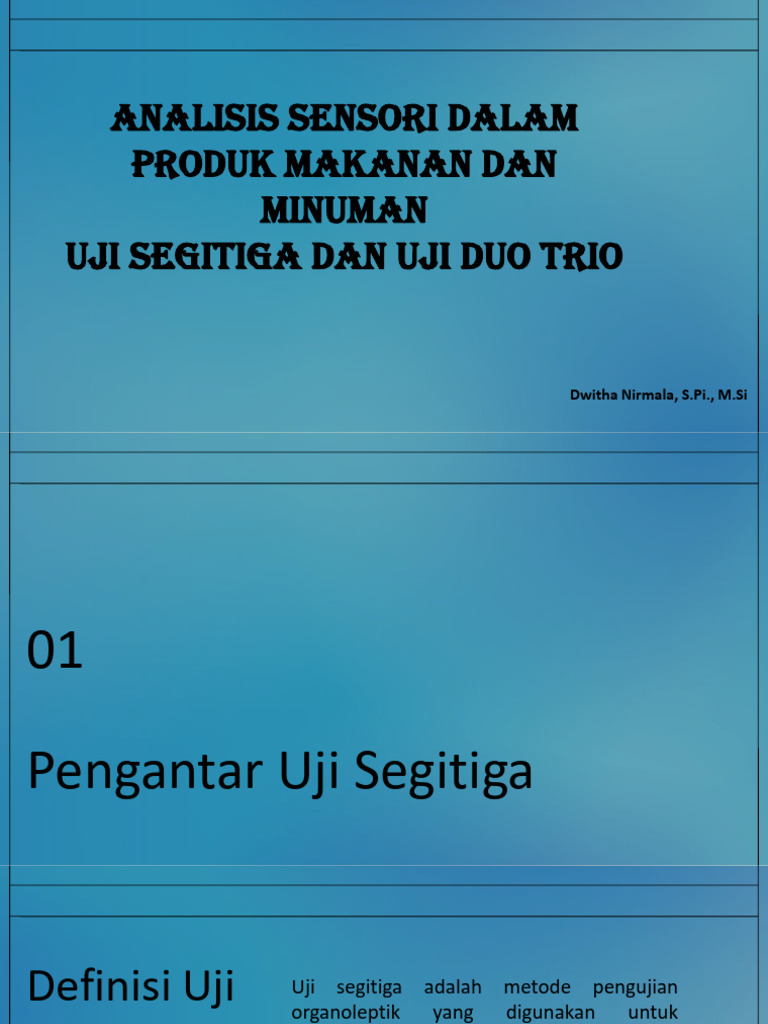 2025-Ppt MK Teknik Analisis Sensori-Uji Segitiga DAN Uji Duo Trio-Topik ...