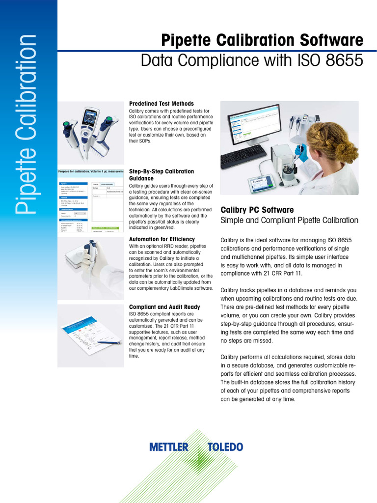 Micro Balance For Pipette Calibration DS-Calibry-En | PDF | Calibration ...