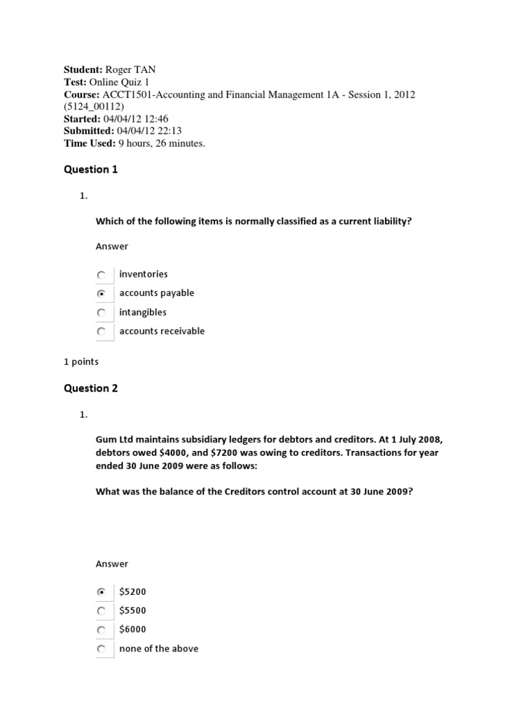 Acct | PDF | Debits And Credits | Corporate Jargon