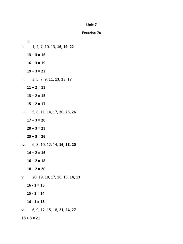 Sequences and Patterns for Grades 7-8 | PDF | Mathematics | Elementary ...