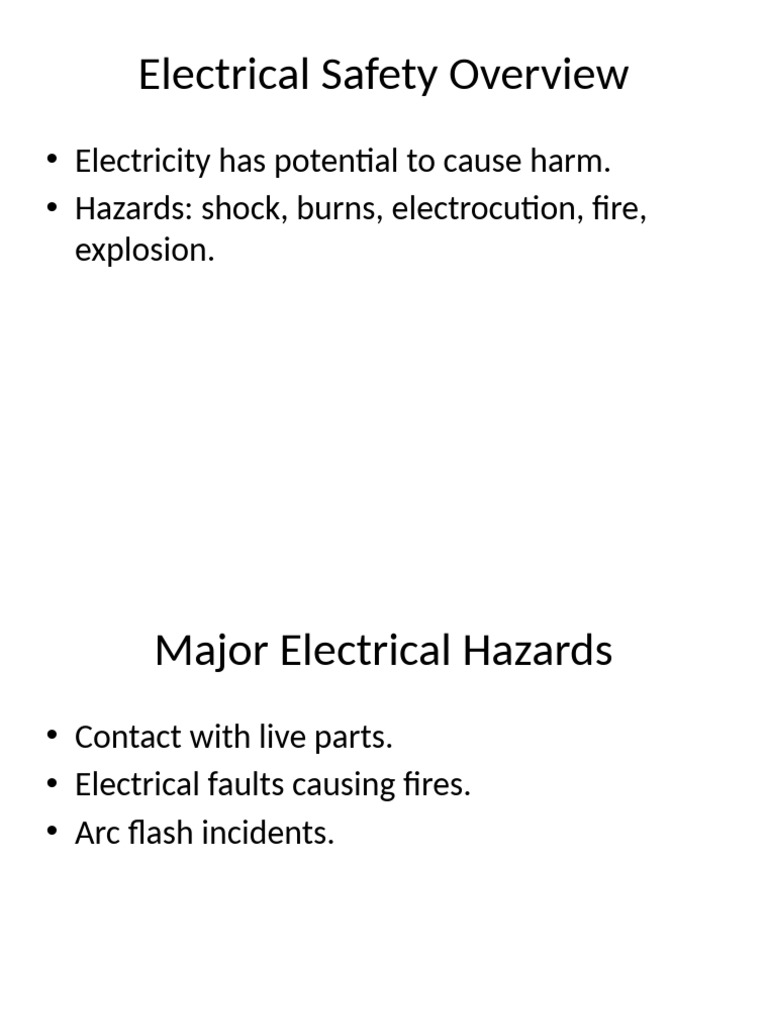 Essential Electrical Safety Guidelines | PDF | Safety | Personal ...