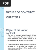 Nature of Contract