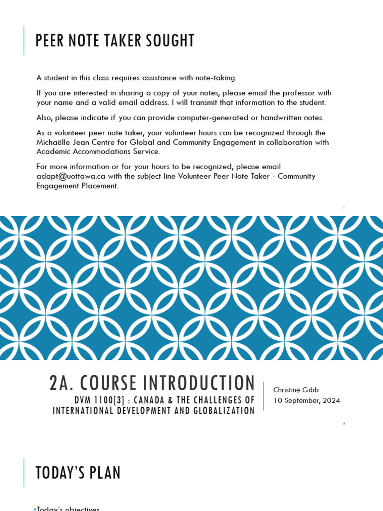Peer Note Taker Needed for DVM2350 | PDF | Globalization | Restaurants