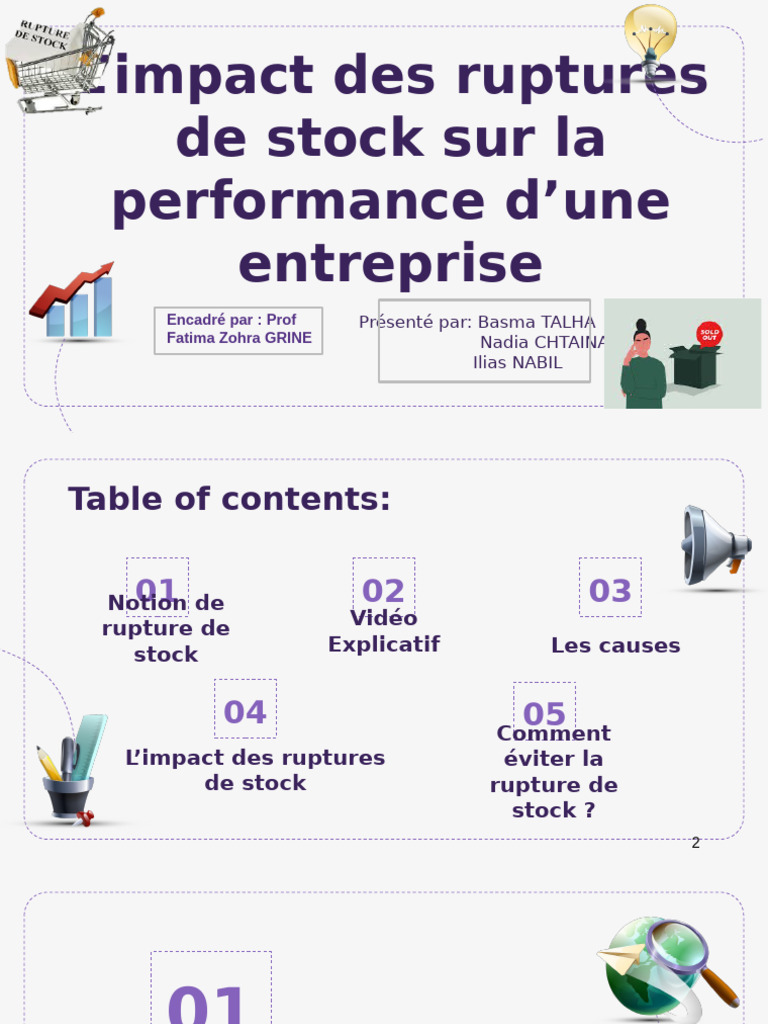 Impact des ruptures de stock en entreprise | PDF | Stock | Logistique