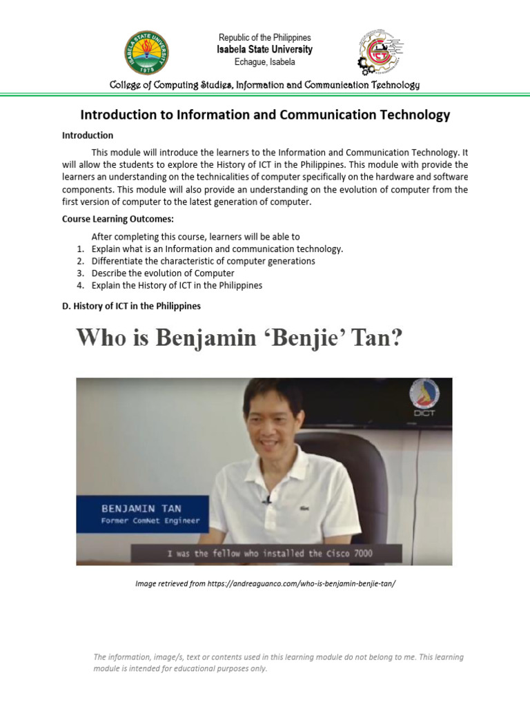 History of ICT in the Philippines | PDF | Information And ...