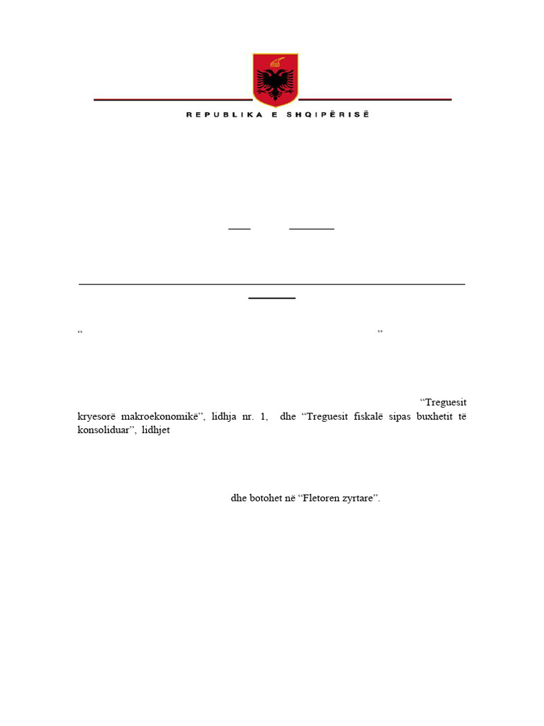 Kuadri Makroekonomik Dhe Fiskal Per Periudhen 2026 2028 VKM NR 83 Date ...