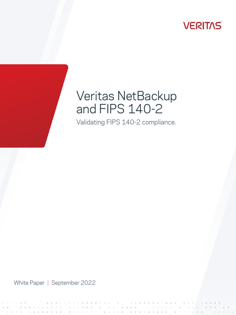 NetBackup and FIPS 140-2 | PDF | Security Technology | Cryptography