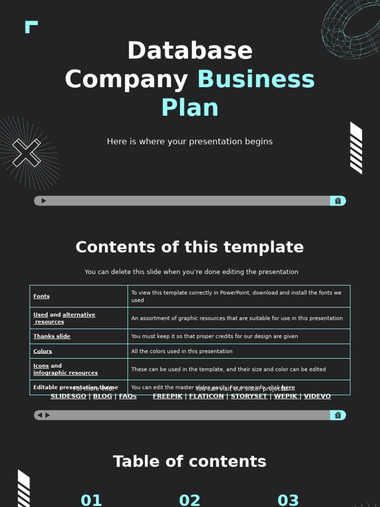 Database Management Business Plan Template | PDF | Databases | Database ...
