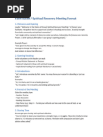 NA Group Meeting Format Template | PDF | Psychiatric Rehabilitation ...