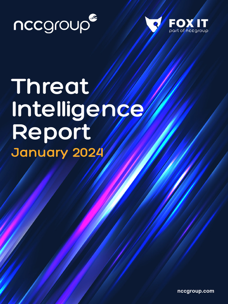 January 2024 Cyber Threat Report | PDF | Ransomware
