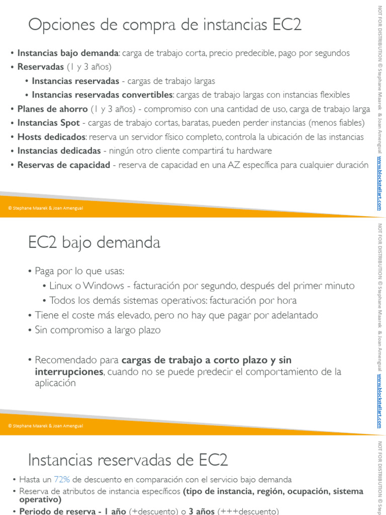 Opciones de Compra de Instancias EC2 | PDF | Servidor (Computación ...