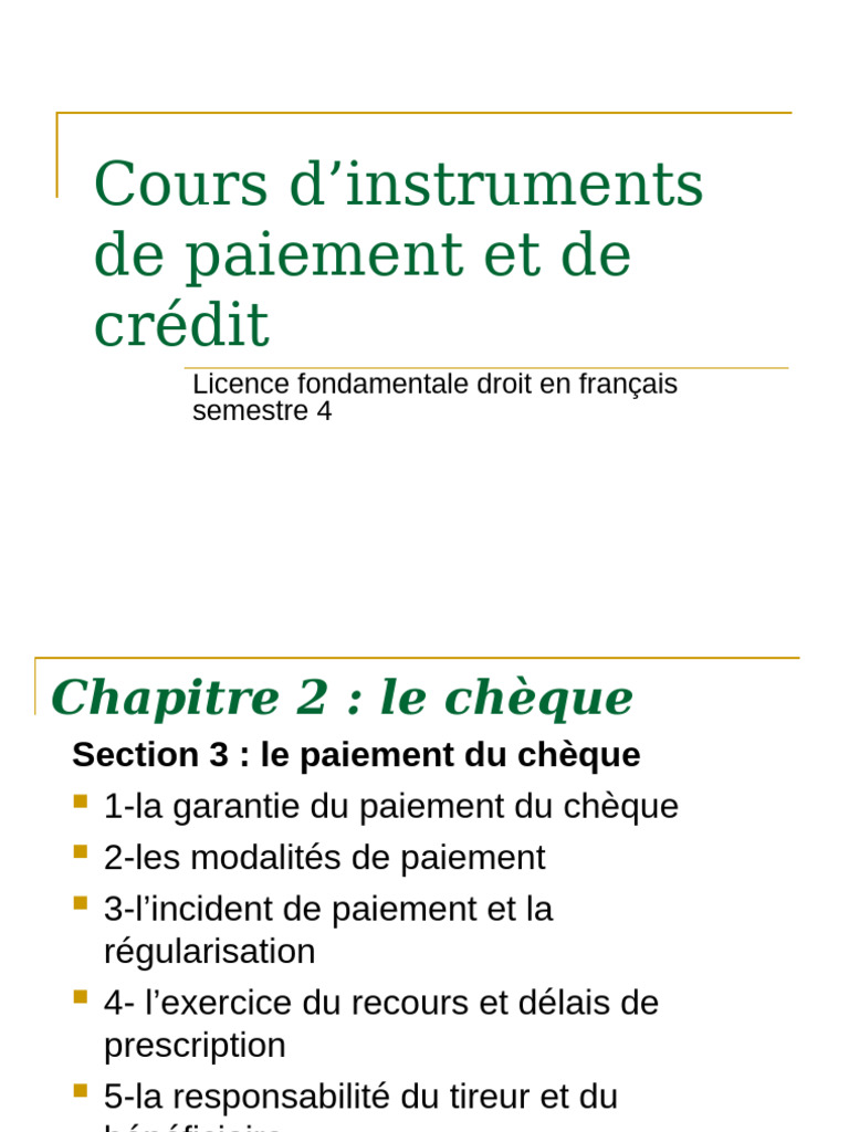 Incident de paiement par chèque au Maroc | PDF | Chèque | Banques