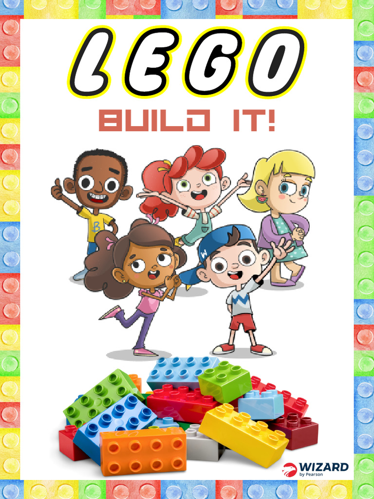 Colorful Lego Numbers Building Mathematics Worksheet | PDF