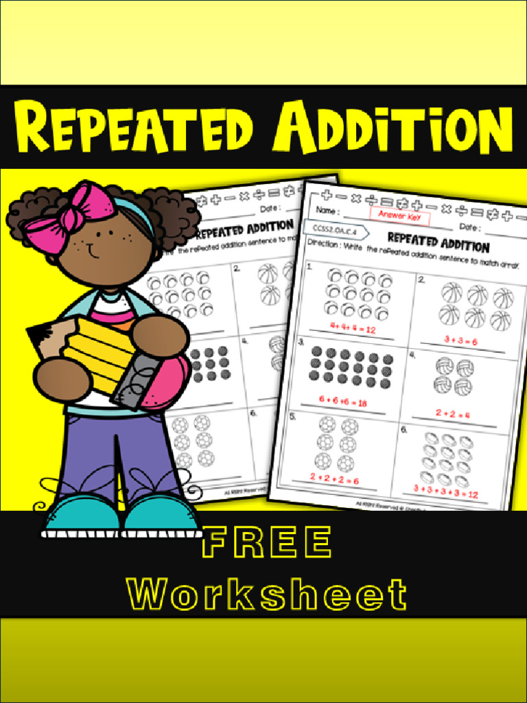 Repeated Addition Worksheets for Grade 2 | PDF | Chess Theory | Chess