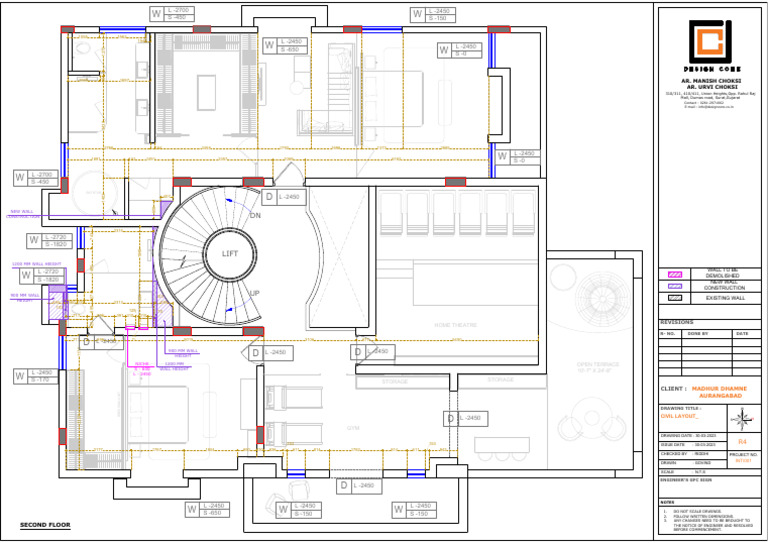 Second Floor Civil Layout | PDF