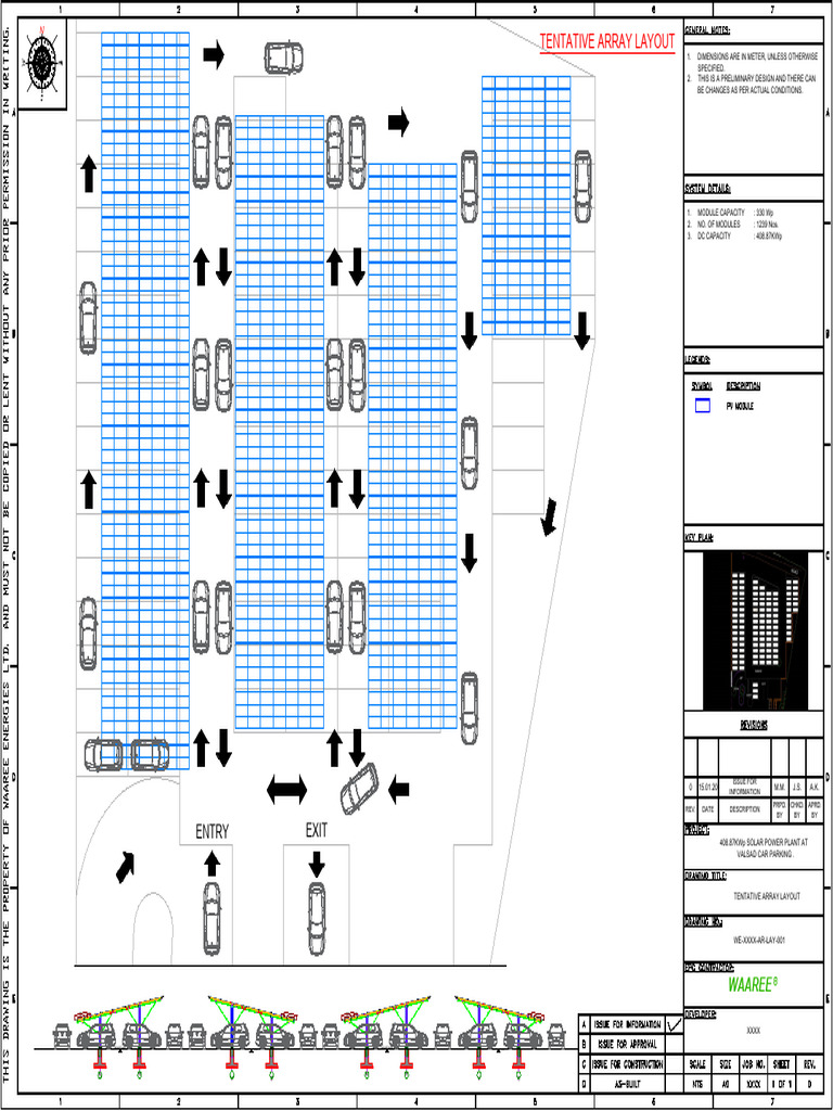 Valsad Solar Plant Layout Details | PDF | Sustainable Energy | Climate ...