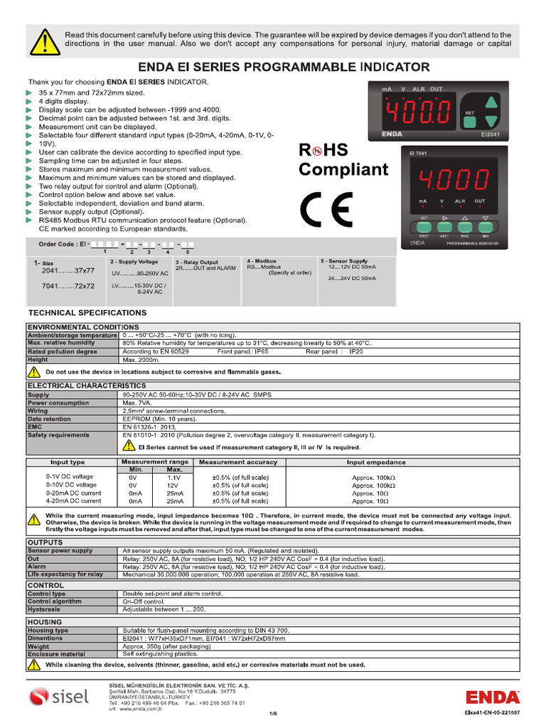 Ei 2041 | PDF