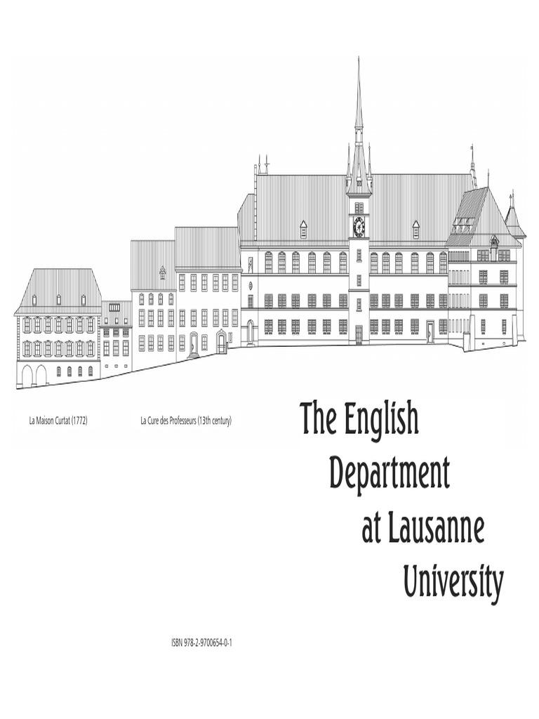 History of English Department UNIL | PDF