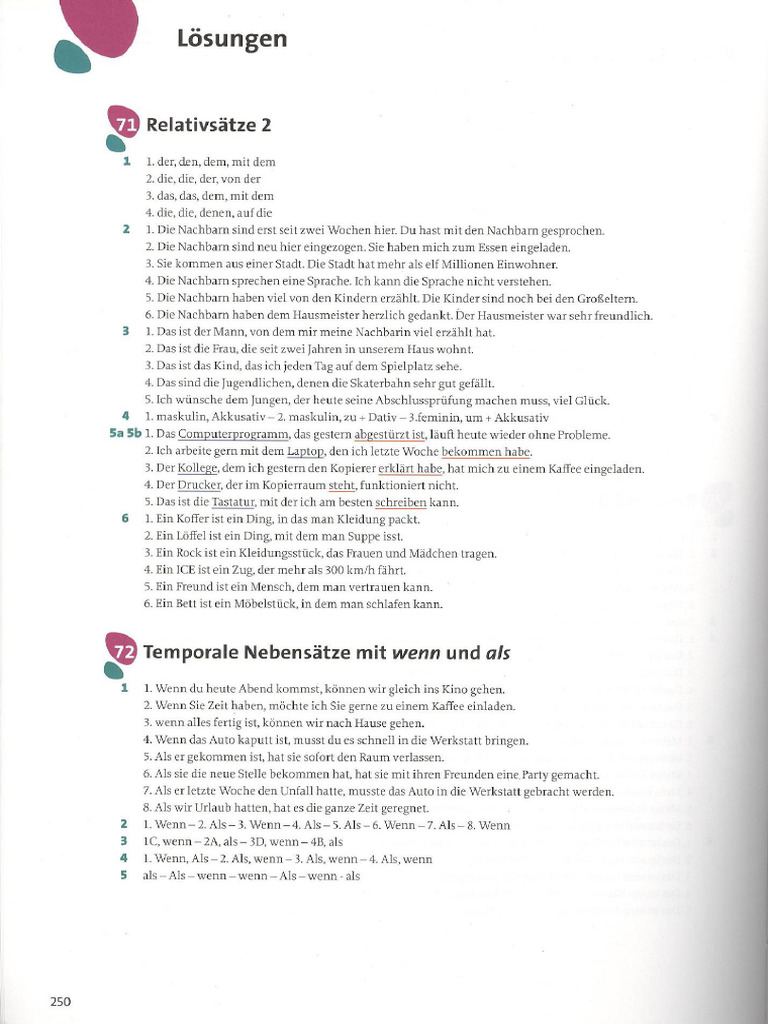 Grammatik Aktiv A1 B1 Pages 122 | PDF