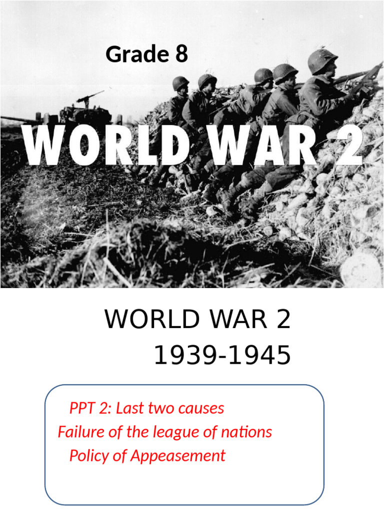 2 - World War 2 - Causes-Conclusion | PDF | Neville Chamberlain ...