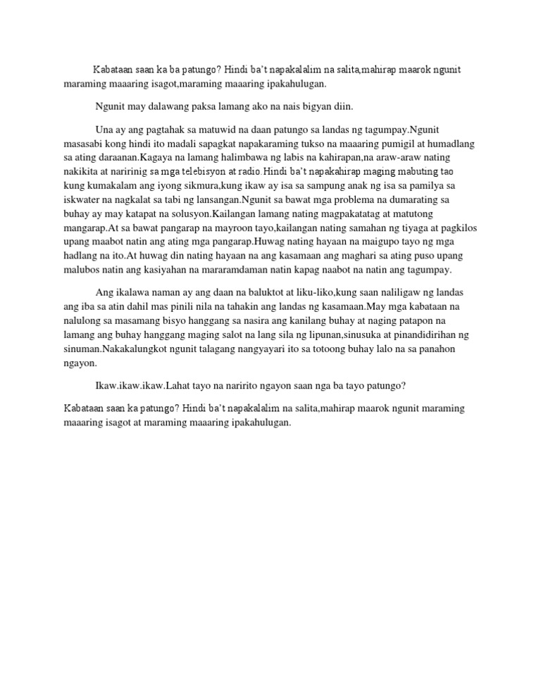 Talumpati  PDF