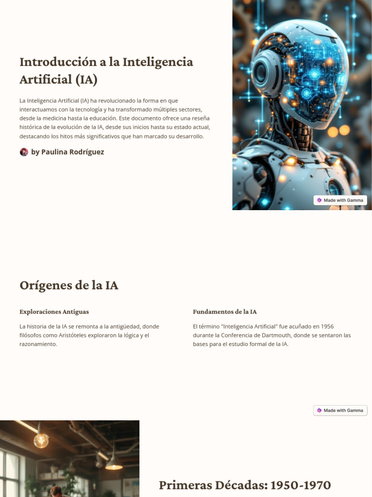 Evolución de la Inteligencia Artificial | PDF | Inteligencia artificial ...