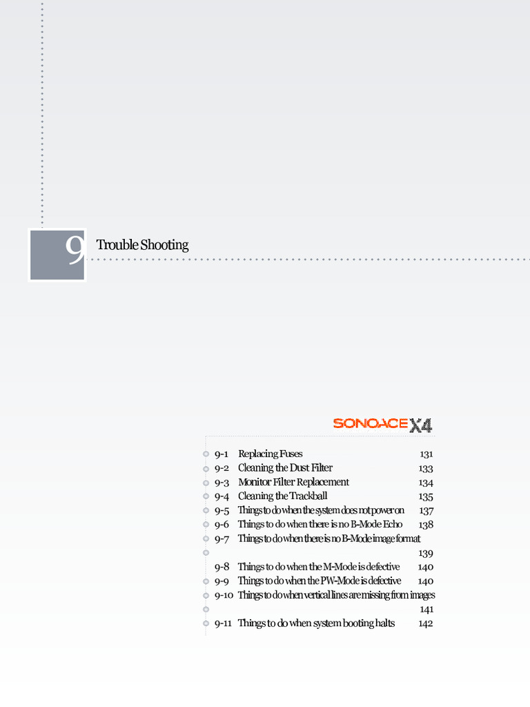 9 Trouble Shooting | PDF