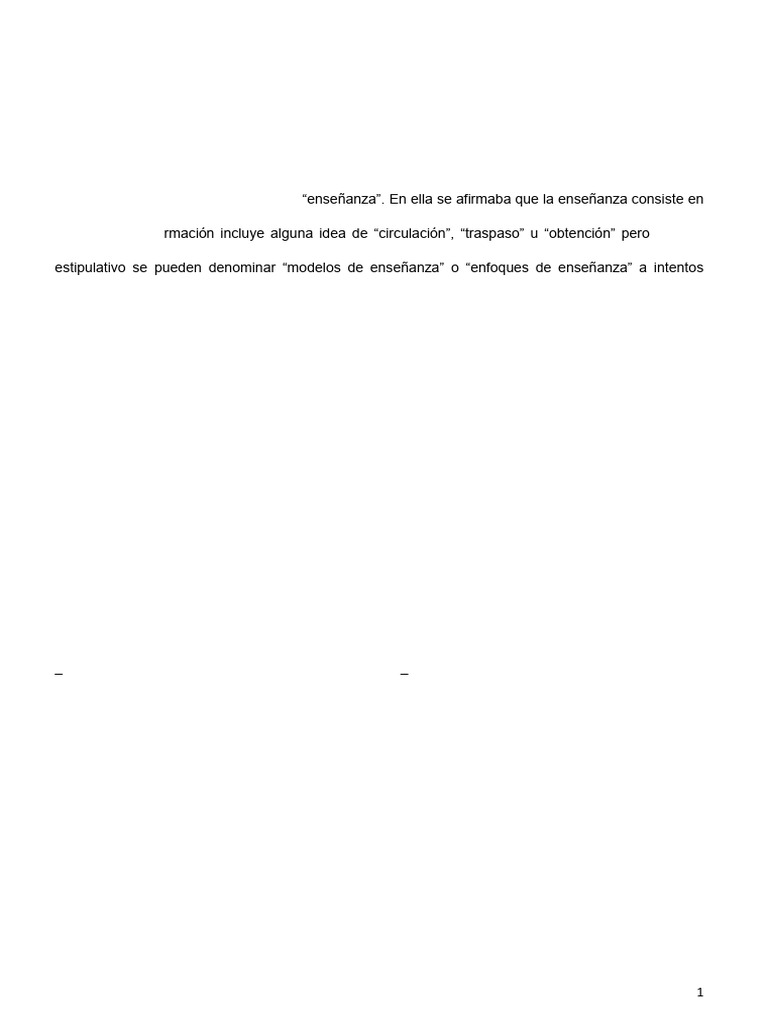 Modelos de enseñanza según Feldman | PDF | Enseñando | Aprendizaje