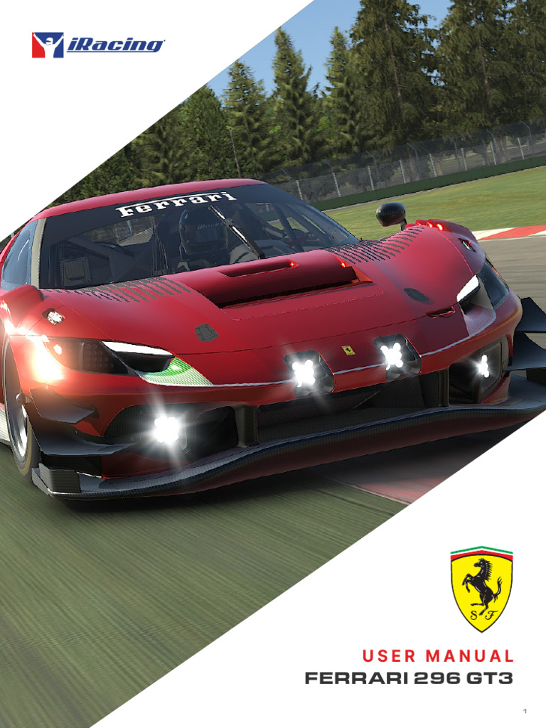 Ferrari 296 GT3 User Manual | PDF | Brake | Vehicle Parts
