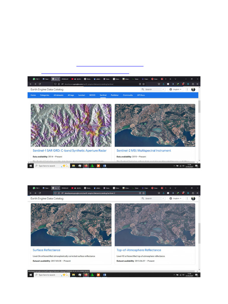 Praktikum 4 Ekstraksi Data Citra Satelit Melalui GEE | PDF