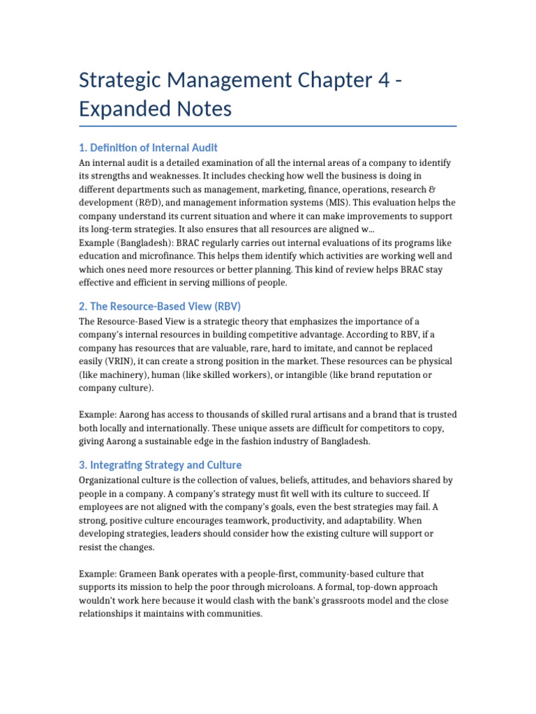 Strategic Management Chapter 4 Expanded | PDF | Business | Business ...