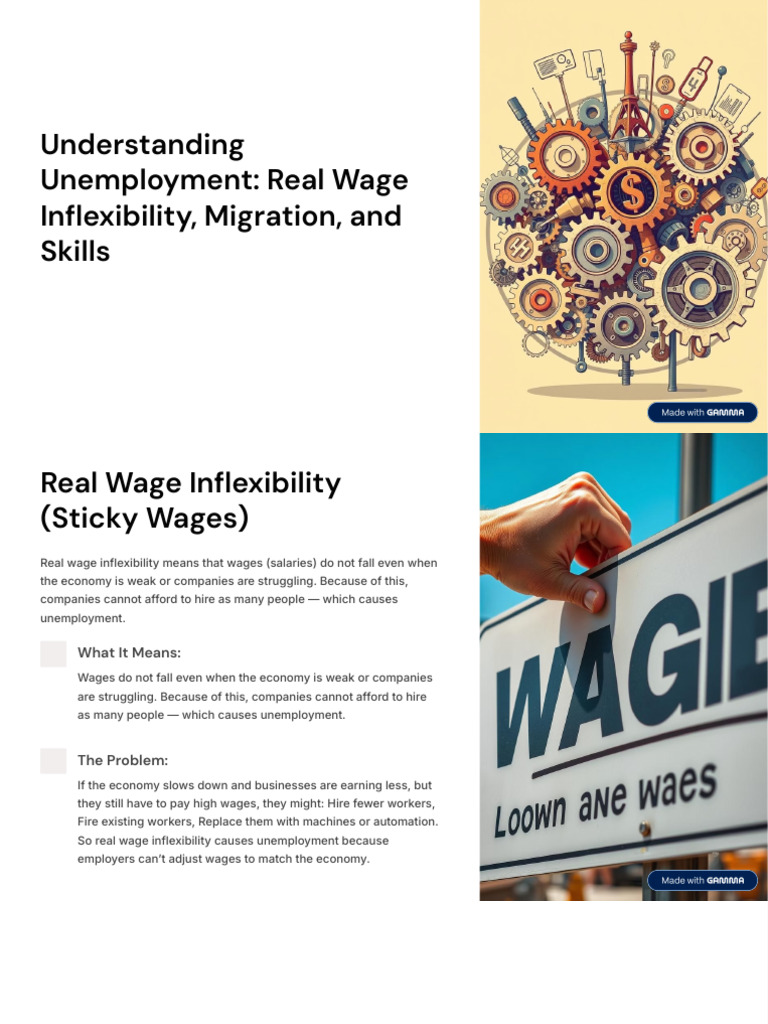 Real Wage Inflexibility and Unemployment | PDF | Minimum Wage | Immigration