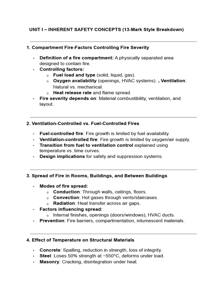OSF351 Fire Safety Engineering Overview | PDF | Fires | Combustion
