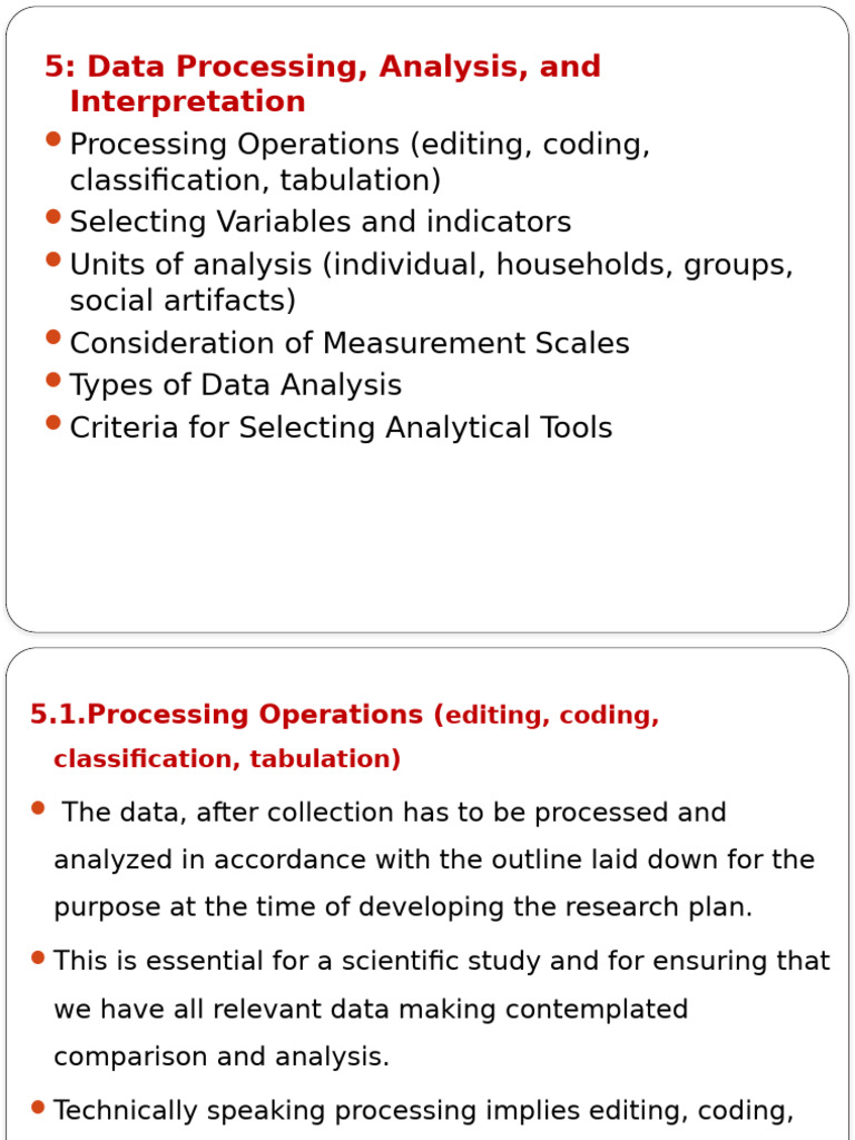 Data Processing and Analysis Techniques | PDF | Life Cycle Assessment ...