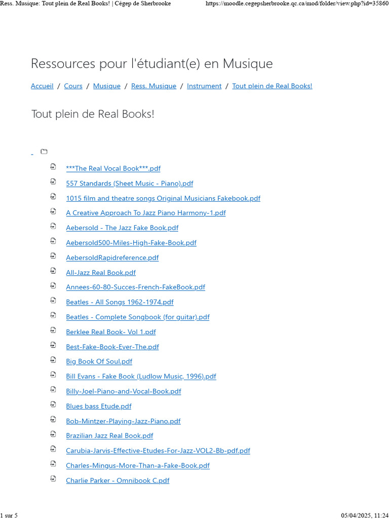 Real Books for Music Students | PDF | Jazz | Lead Sheet