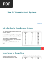 Benefits of Hexadecimal in Computing | PDF | Computer Programming ...