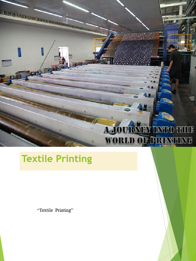 8.lecture#09 - Textile Printing | PDF | Textiles | Dye