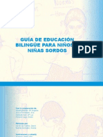 Guia Educacion Bilingue para Niños Sordos
