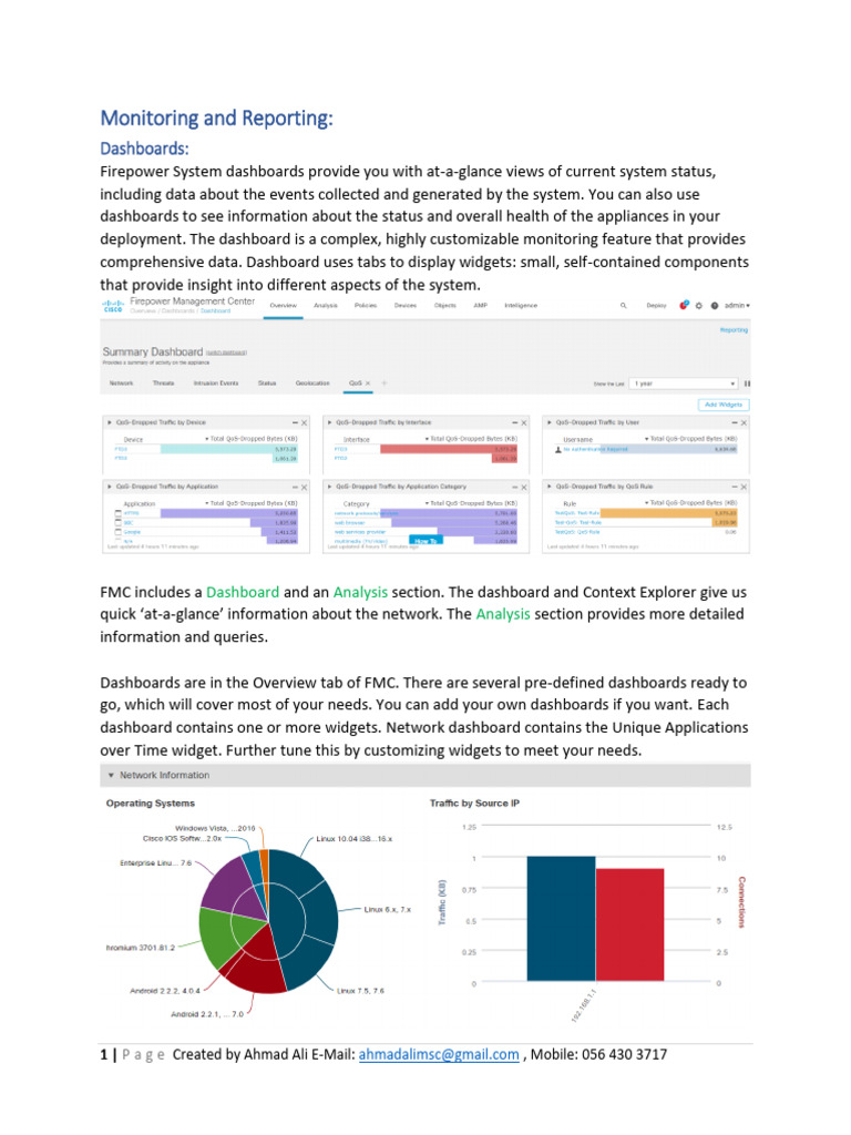 Firepower System Monitoring & Reporting Guide | PDF | Computing | Software