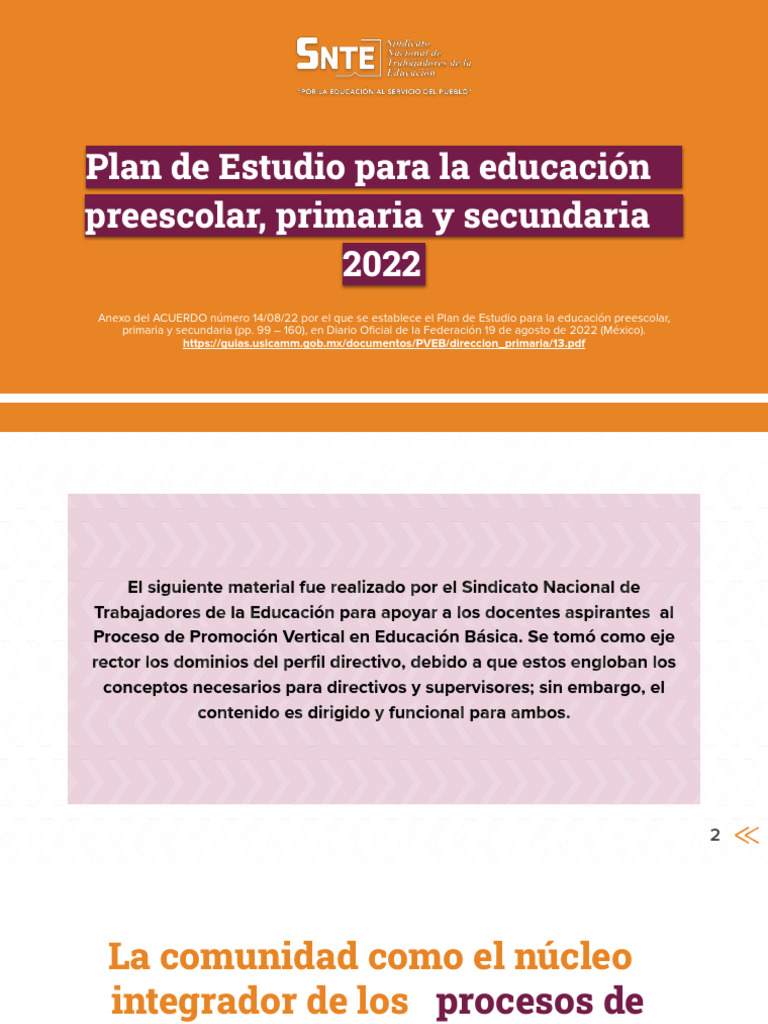 Plan de Estudio 2022: Educación Básica | PDF | Plan de estudios ...