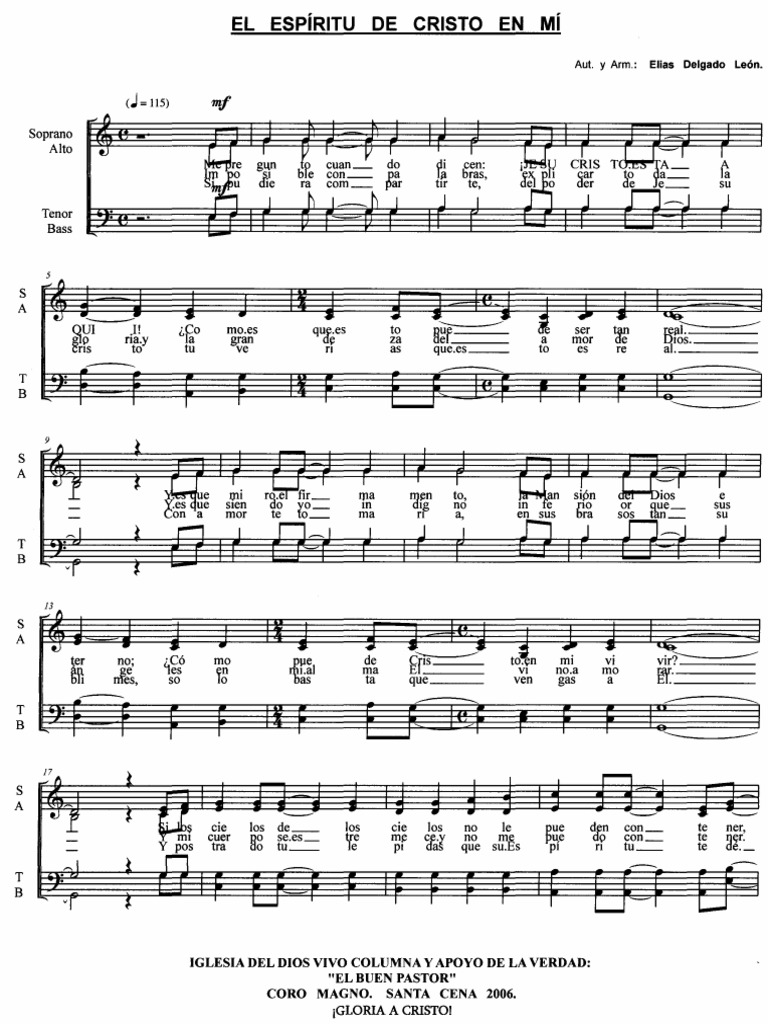 El Espiritu de Cristo en Mi | PDF